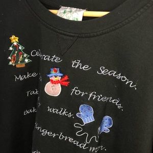 Vintage Holiday festive sweatshirt